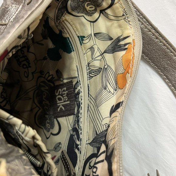 The Sak Leather Crossbody Purse Hobo Bronze - Picture 6 of 11